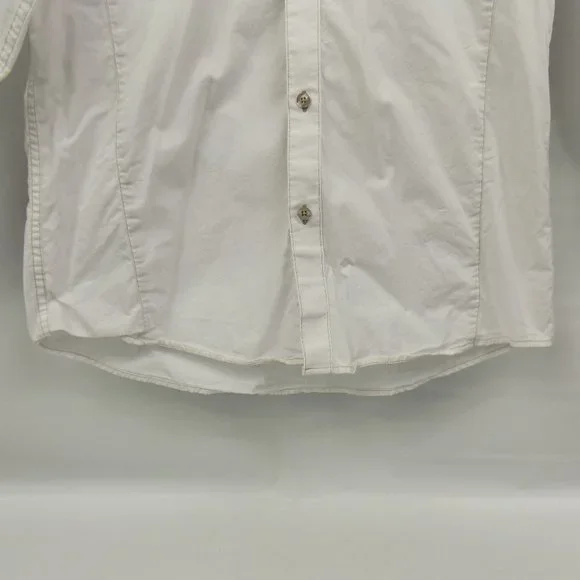 Roar Men's Embroidered Crest Design Button Front Collared Shirt Size Small - Picture 3 of 11